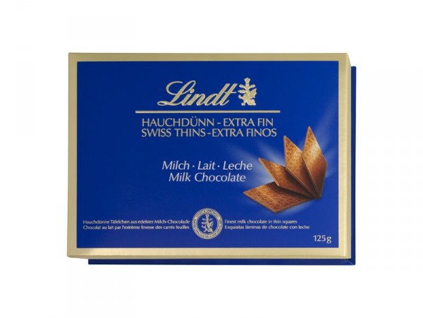 Lindt Thins швейцарский молочный шоколад 125 г